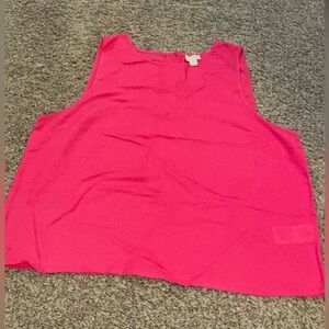 J. Crew Bright Pink Sleeveless Tank